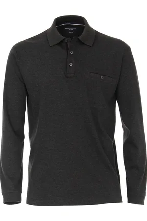 Casa Moda Poloshirt lange mouw , Motief