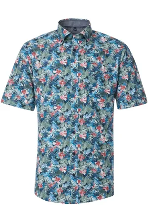 Casa Moda Casual Overhemd Korte mouw