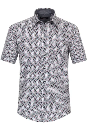 Casa Moda Casual Overhemd Korte mouw
