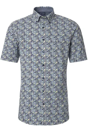 Casa Moda Casual Overhemd Korte mouw
