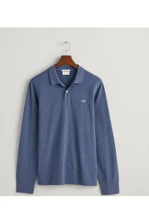 GANT Shield Poloshirt lange mouw , Effen