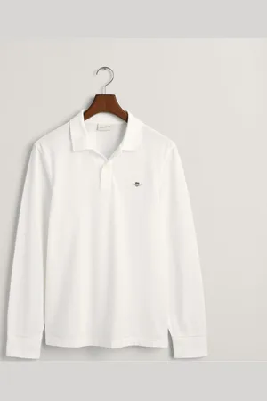 GANT Shield Poloshirt lange mouw , Effen