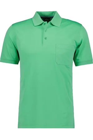 Ragman Softknit Polo shirt Korte mouw
