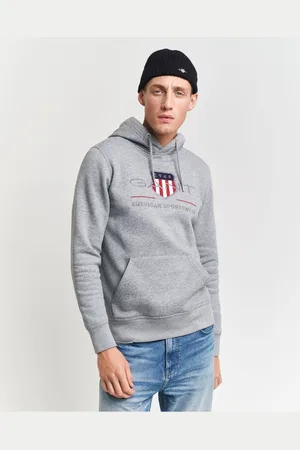 GANT Shield Hooded Sweatshirt , Effen