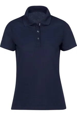 Trigema Dames Poloshirt , Effen