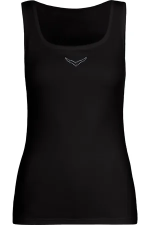 Trigema Dames tanktop , Effen