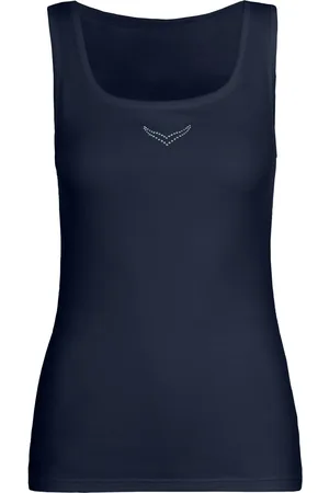 Trigema Dames tanktop , Effen