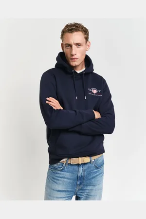 GANT Shield Hooded Sweatshirt , Effen