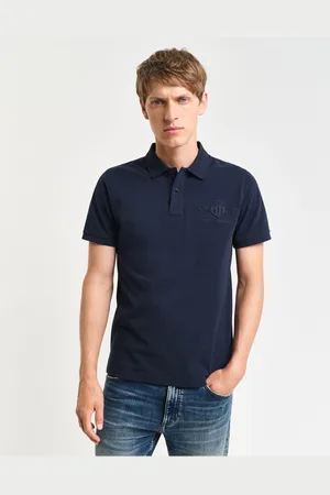 GANT Shield Poloshirt lange mouw , Effen