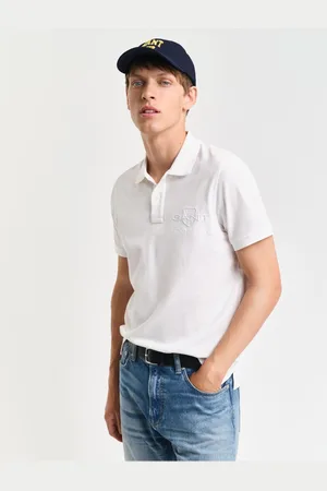GANT Shield Poloshirt lange mouw , Effen