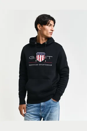 GANT Shield Hooded Sweatshirt , Effen