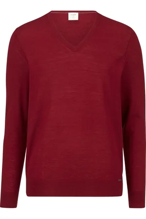 Olymp Casual Trui V-hals , Effen