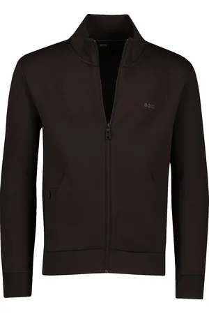 HUGO BOSS Katoenen Boss Green vest Skaz effen normale fit
