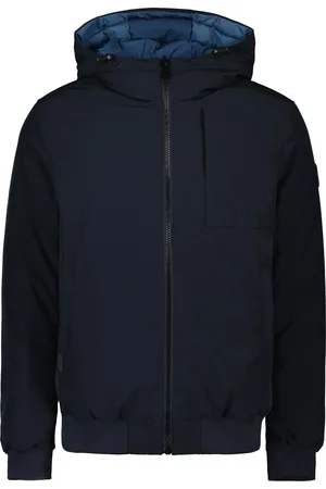 Airforce Winterjas kort slim fit effen rits