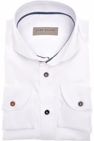 john miller Business overhemd effen katoen Tailored Fit