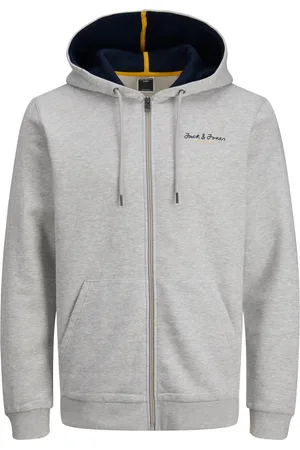 Jack&amp;jones Vest Plus Size effen katoen rits