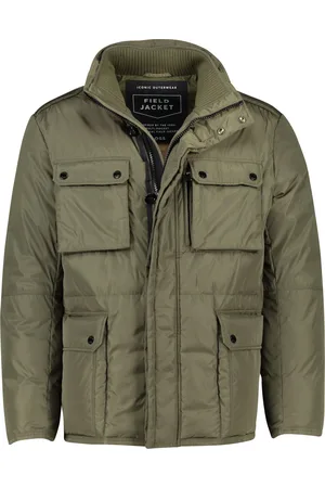 HUGO BOSS Boss winterjas normale fit effen rits + knoop