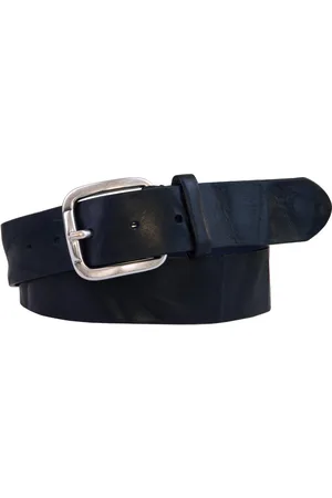 Profuomo Donkerblauwe riem leder bucharest
