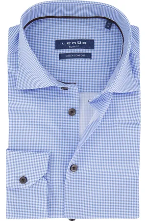 Ledub Green Comfort overhemd geprint lange mouw