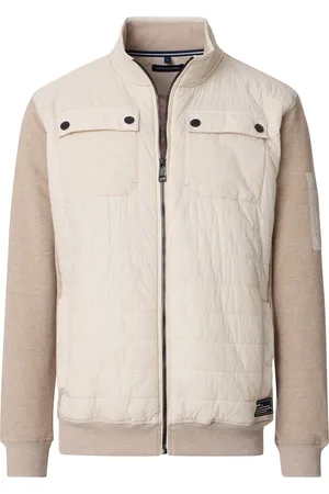 Casa Moda Katoenen outdoorvest borstzakken wijde fit