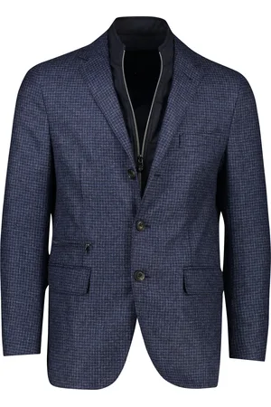 corneliani Colbert virginwol geruit