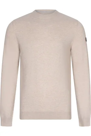 Cavallaro Napoli Katoenen trui effen slim fit