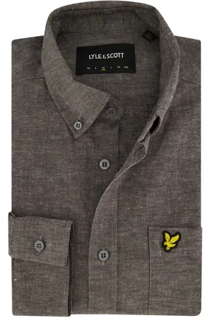 Lyle &amp; scott Gemêleerde overhemd normale fit katoen