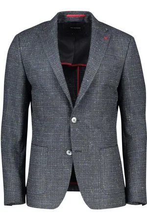 Roy Robson Colbert wol slim fit gemêleerd