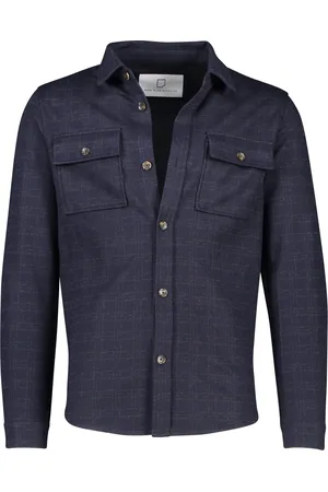 Born with Appetite Overhemd navy geruit