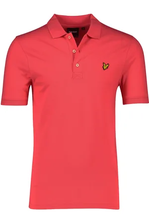 Lyle &amp; scott Poloshirt met korte mouwen slim fit effen katoen