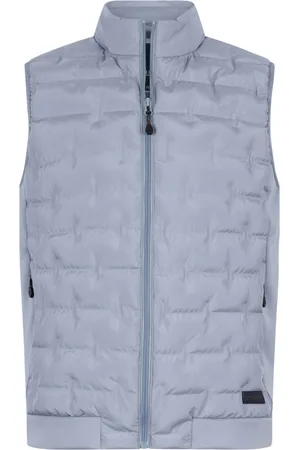 Cavallaro Napoli Bodywarmer effen rits slim fit