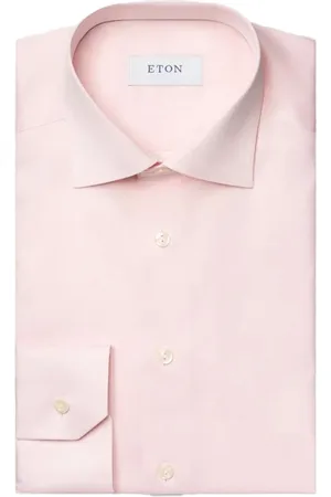 Eton Katoenen overhemd effen slim fit