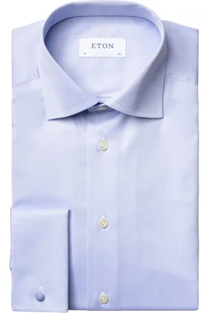 Eton Katoenen overhemd french cuff contemporary fit