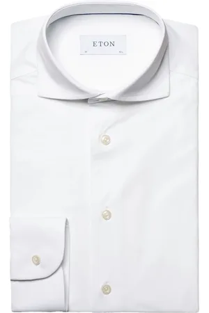 Eton Four-way stretch overhemd katoen slim fit
