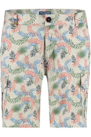 A fish named fred Korte broek geprint katoen-stretch