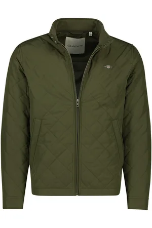 GANT Polyester tussenjas effen normale fit