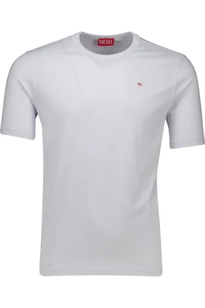 Diesel Sportief effen T-shirt ronde hals