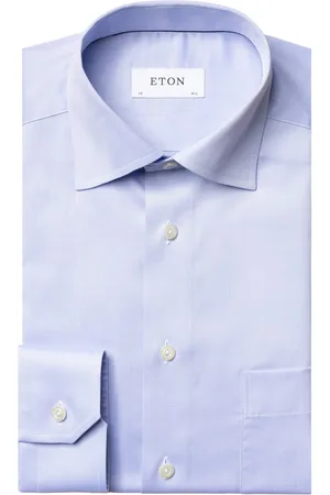 Eton Business overhemd effen Classic Fit Signature Twill