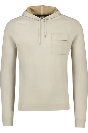Blue Industry Sweater effen hoodie