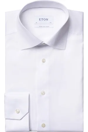 Eton Contemporary fit overhemd mouwlengte 7 signature twill