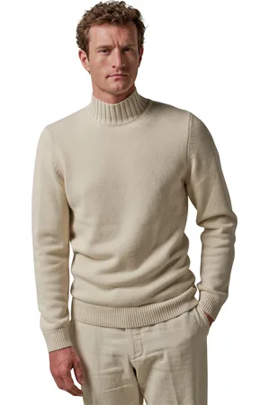 Profuomo Wollen trui effen normale fit