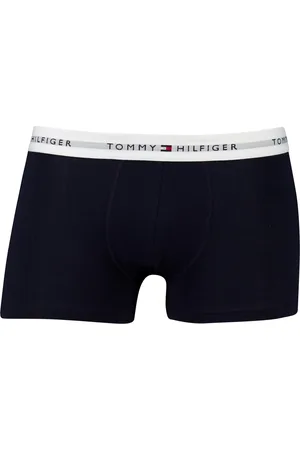 Tommy Hilfiger Boxershorts blauw 3 pack effen