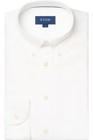 Eton Katoenen overhemd slim fit button down slim fit