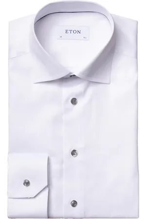 Eton Contemporary fit signature twill overhemd