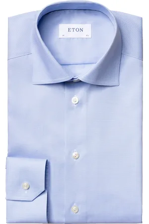 Eton Katoenen overhemd slim fit geweven