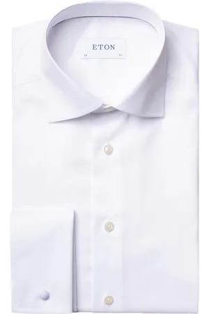 Eton Slim fit katoenen overhemd signature twill