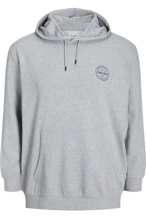 Jack&amp;jones Grijze hoodie Plus Size