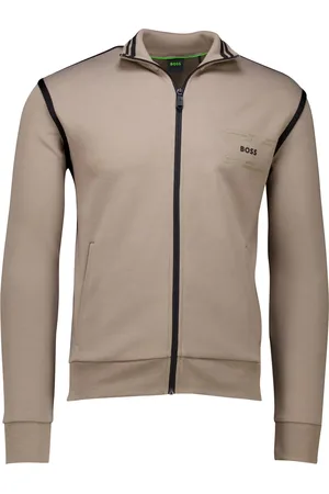 HUGO BOSS Katoenen Boss Green Skaz vest effen normale fit