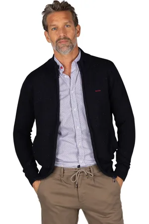 New Zealand Wollen vest effen normale fit