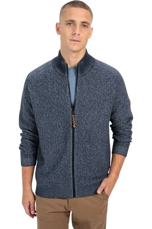 Camel Active Gebreid vest blauw